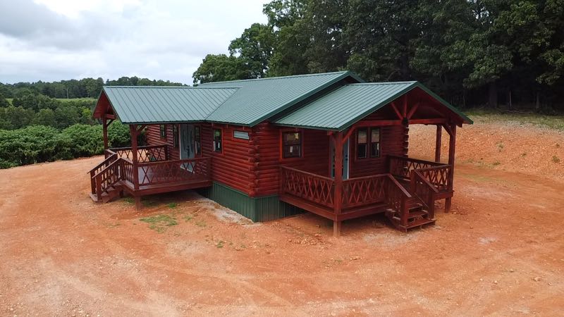 Cabin built by Homestead Sales & Construction
