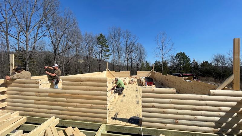 Cabin built by Homestead Sales & Construction