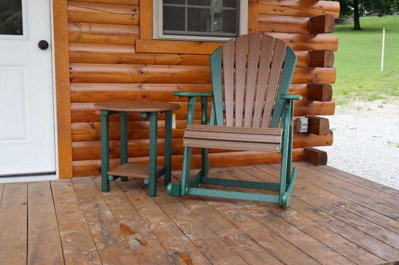 Rocker and side table at Homestead Sales