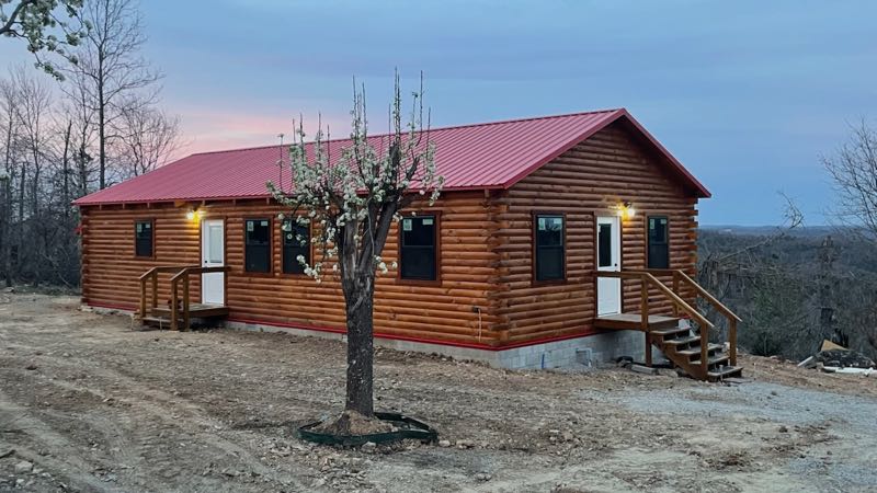 Cabin built by Homestead Sales & Construction
