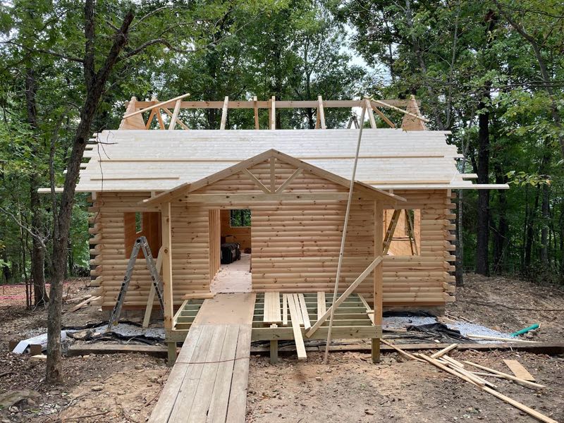 Cabin built by Homestead Sales & Construction
