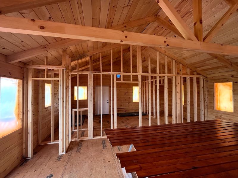 Cabin built by Homestead Sales & Construction