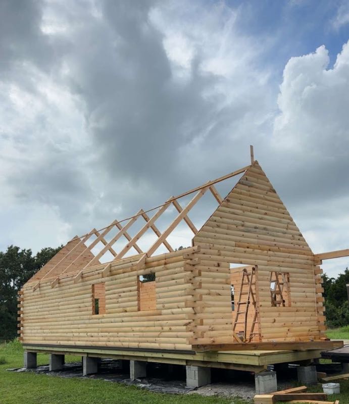 Cabin built by Homestead Sales & Construction