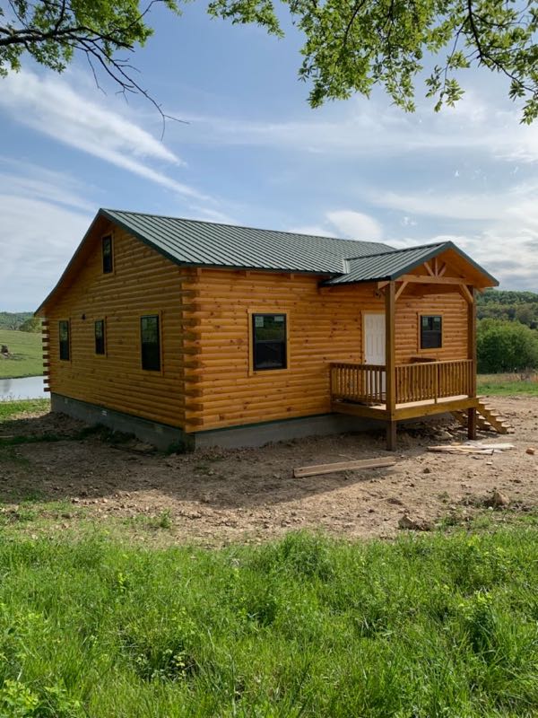 Cabin built by Homestead Sales & Construction
