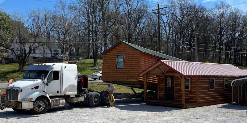 Cabin built by Homestead Sales & Construction