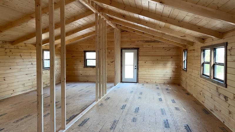Cabin built by Homestead Sales & Construction