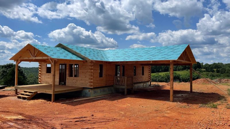 Cabin built by Homestead Sales & Construction