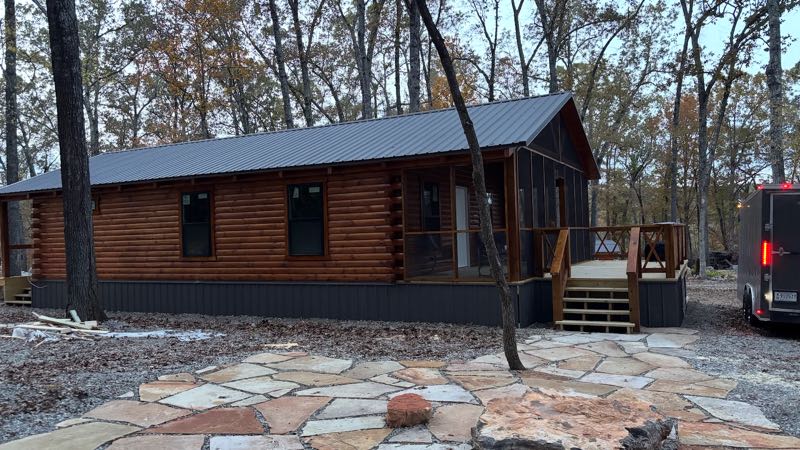 Cabin built by Homestead Sales & Construction