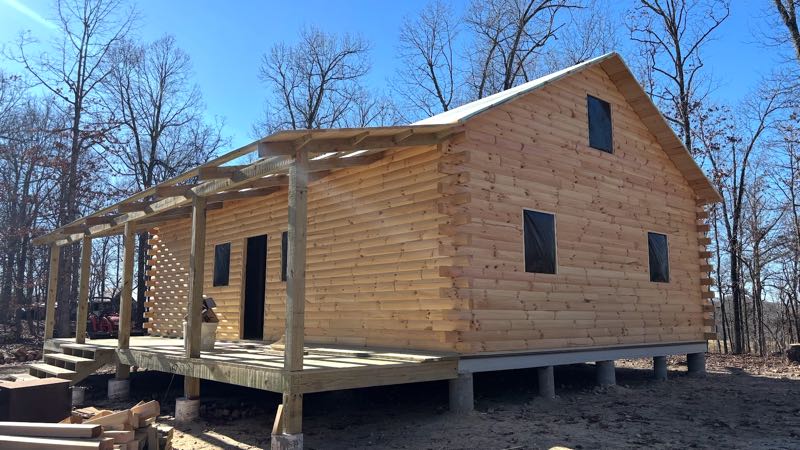 Cabin built by Homestead Sales & Construction